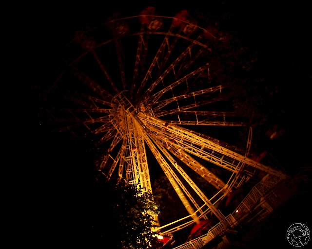 Wheel in night