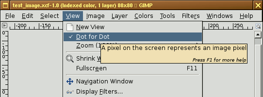 Nonsquare pixels setup - dot for dot