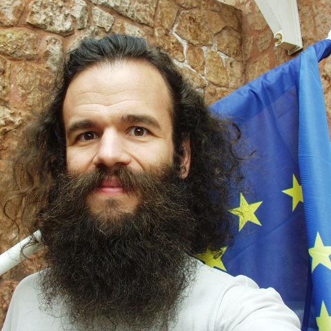 Me with an European Union flag