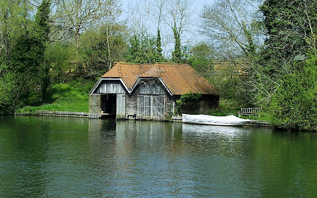 Old boat sheds